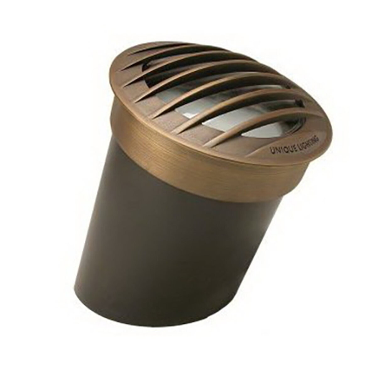 Unique APST-12-L727  Apollo Star Well Light Composite Housing Weathered Brass 7W 2700K LED 25 ft. Lead