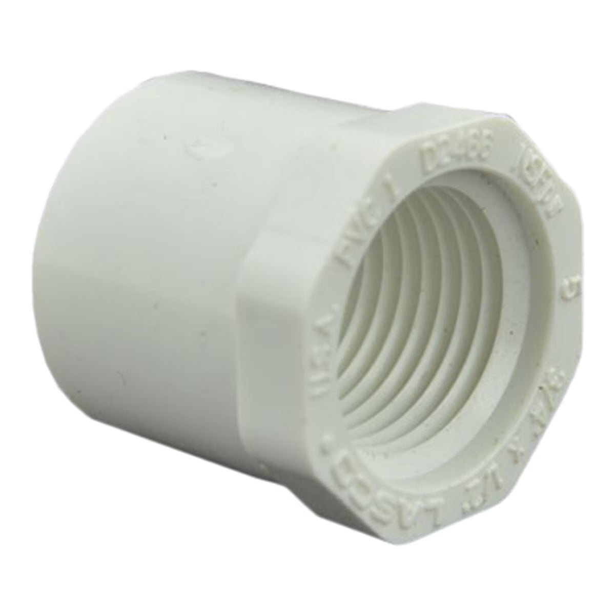 438-101 Sch 40 PVC Reducer Bushing Flush Style 3/4 in. x 1/2 in. Spigot x FIPT | Spears