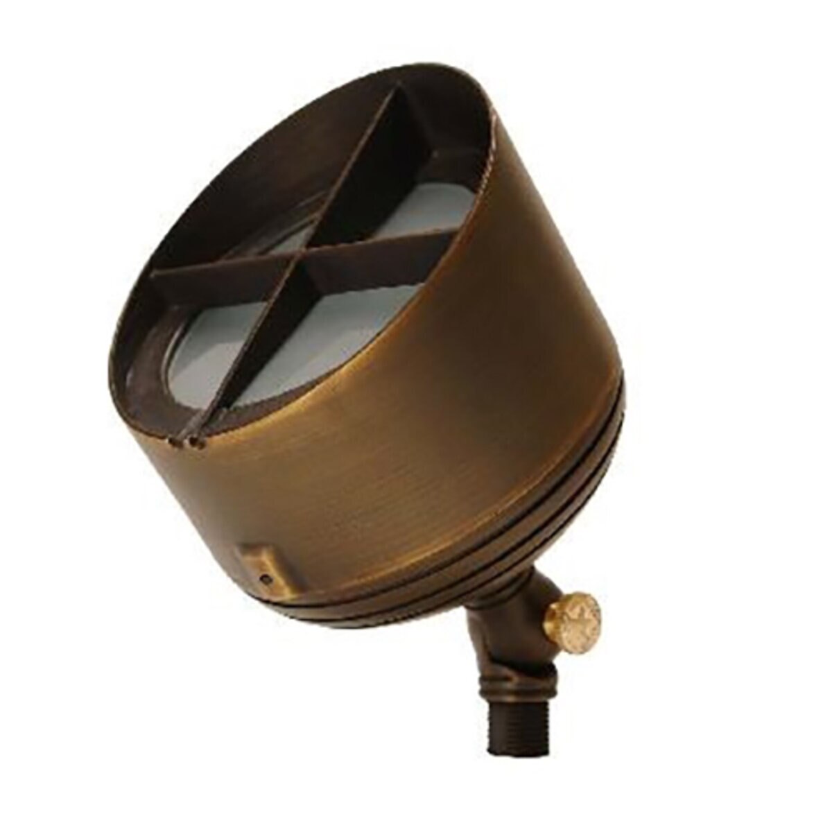Unique BIGB-12-L727  Big Bang Up Light Brass Housing Weathered Brass 7W 2700K 32 Degree LED