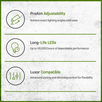 FX RS Up Light Aluminum Housing Bronze 5W 2700K 35 Degree LED