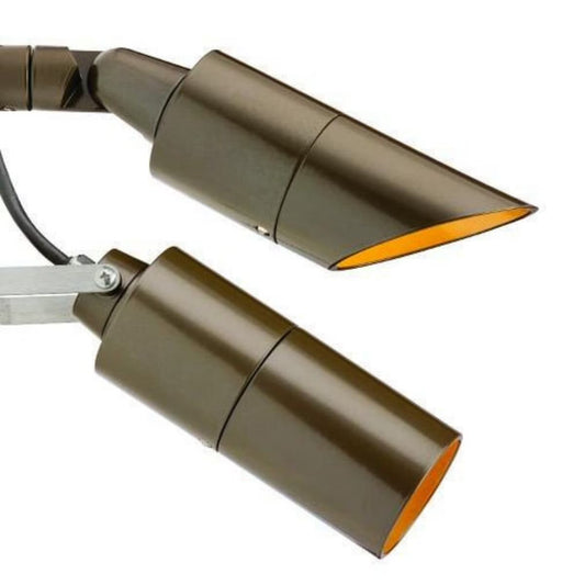 FX MD Series LED 20W MR16 Up Light, 2700K Warm White, Flood Beam, Bronze Finish