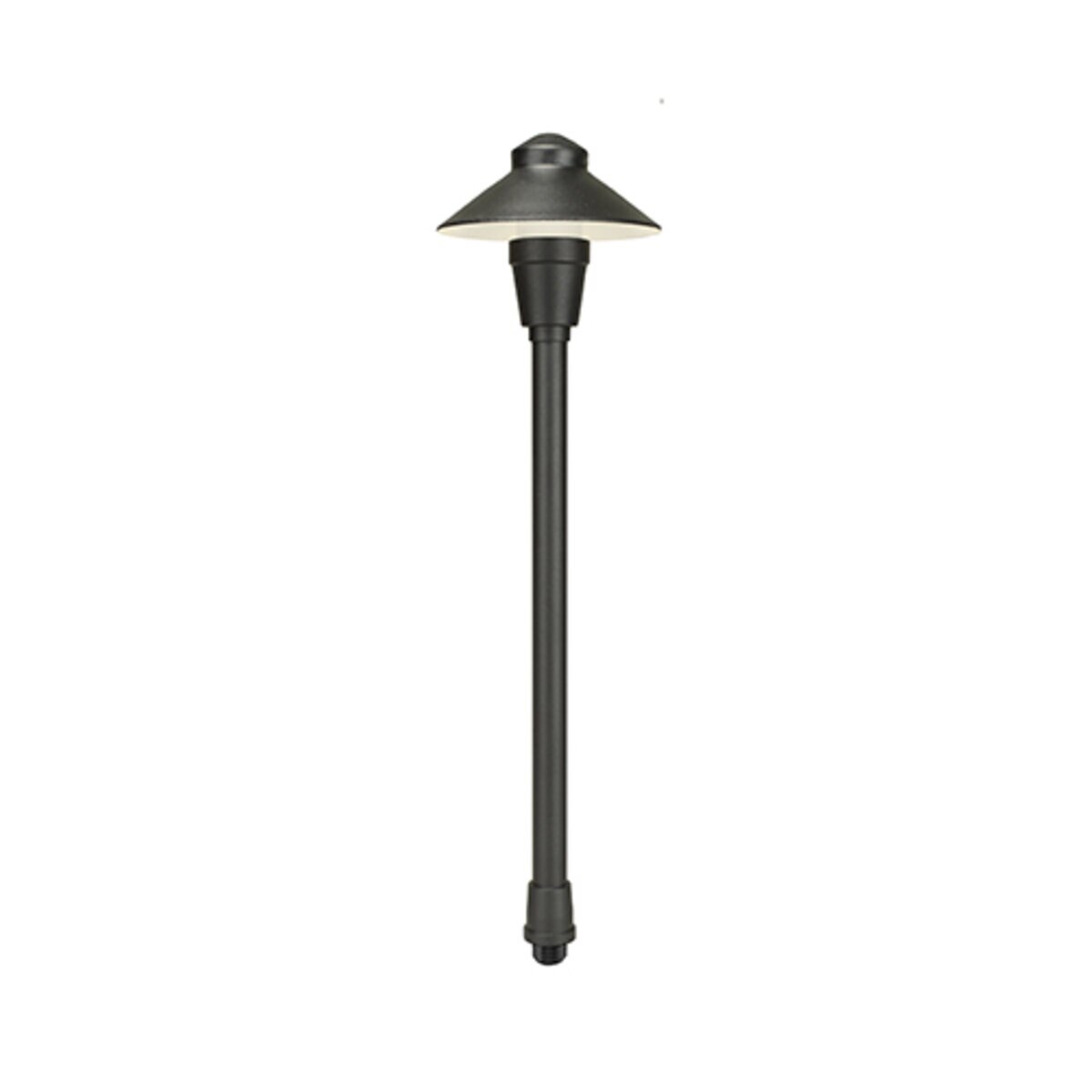 Unique Proton  PR12-L227-BK  Path Light 12 in. Riser Aluminum Black Finish 2W 2700K LED