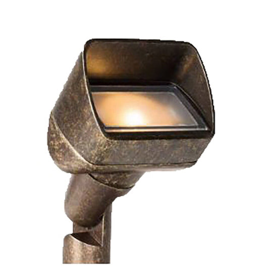 FX PB Wall Wash Luxor ZDC Aluminum Housing Flat Black 6W 54 Deg. LED