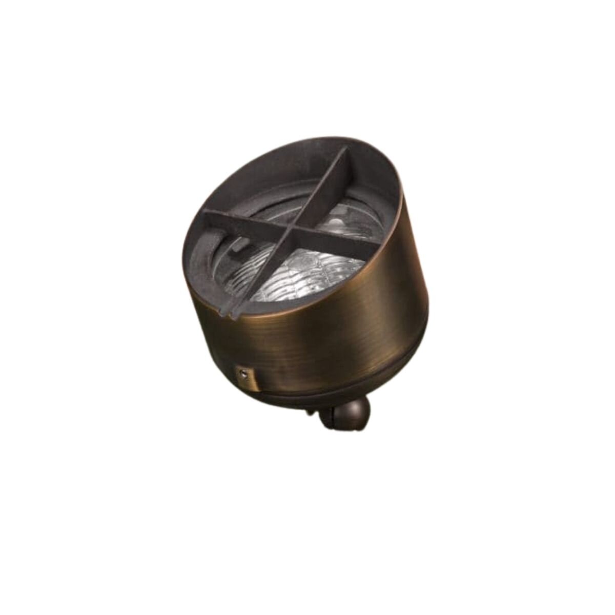 Unique BIGB-12-L1327  Odyssey Series Big Bang Up Light with Weathered Brass Finish - 13W 2700K LED, PAR36, 32° Beam Angle, Cast Brass Housing, 12V Operation