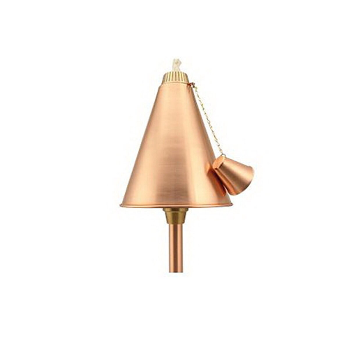Unique IB-12-L27 Islander Tiki Torch 60 in. Riser Brass Housing Weathered Brass Finish 2W 2700K LED
