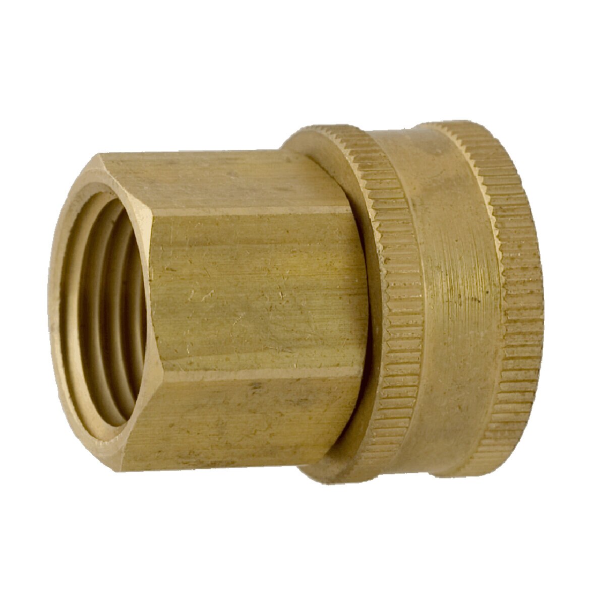 Brass 3/4 in. Female To 1/2 in. Female Swivel