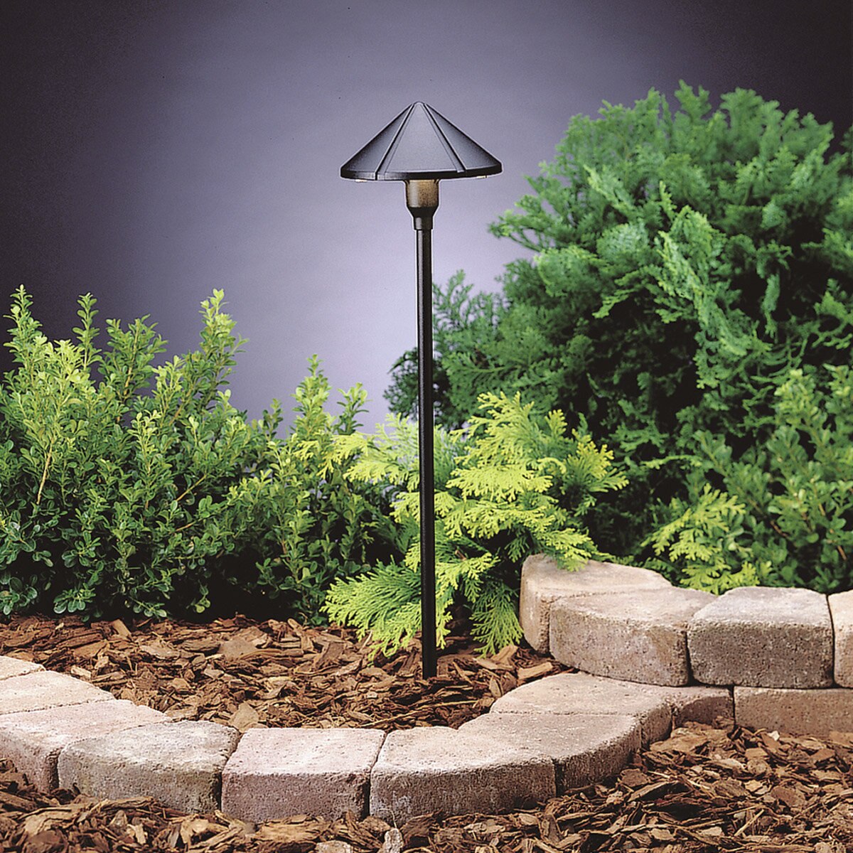 Kichler-15826BKT27R- 15826 Path Light Aluminum Textured Black Finish 4.3W 2700K LED