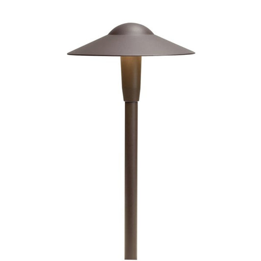 Kichler-15844BKT- 12V Two Arm Path Light Textured Black Finish 16.25W LED with Ground Stake, 22 in. Height, T5 Lamp Type