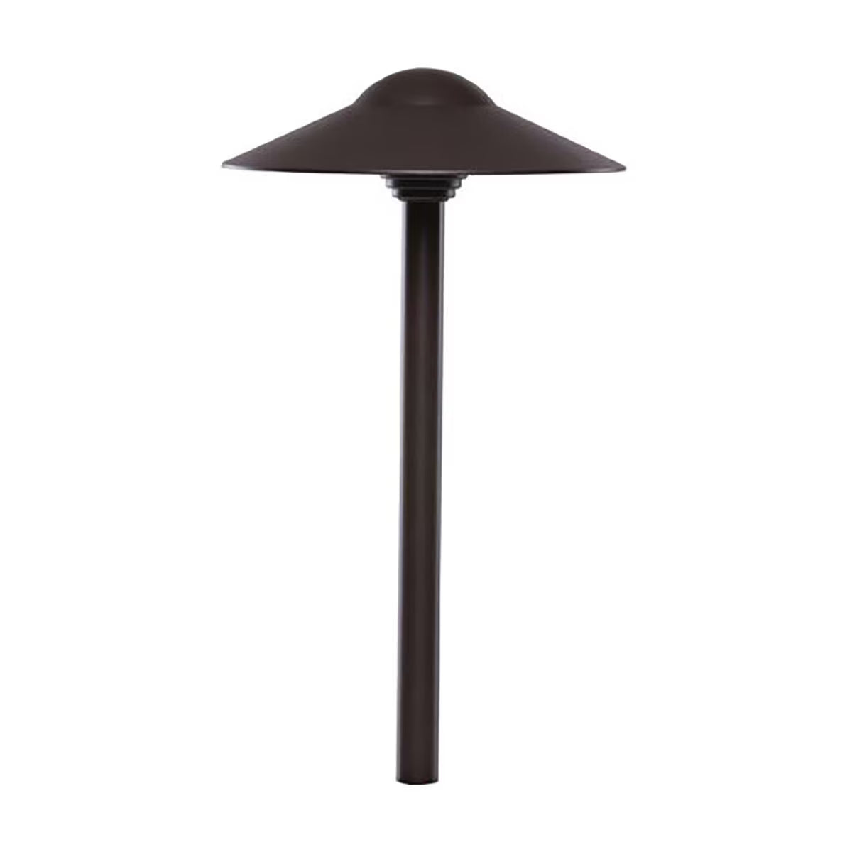 Sollos 915035 Path Light Aluminum Riser 18 in. Textured Black Finish No Lamp