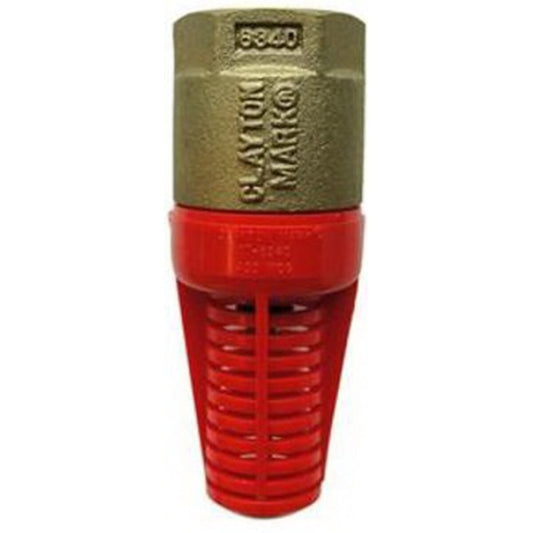 Clayton Mark  6340-150  Foot Valve Lead Free Brass 1-1/2 in. FIPT