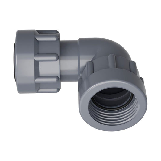 Dura  306-010 Manifold Elbow 90 Degree 1 in. Swivel X Swivel w/o - Ring