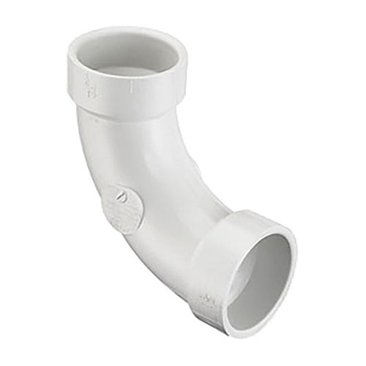 P304-030  Dwv Long Sweep 1/4 Bend White PVC 3 in. Hub x Hub | Spears