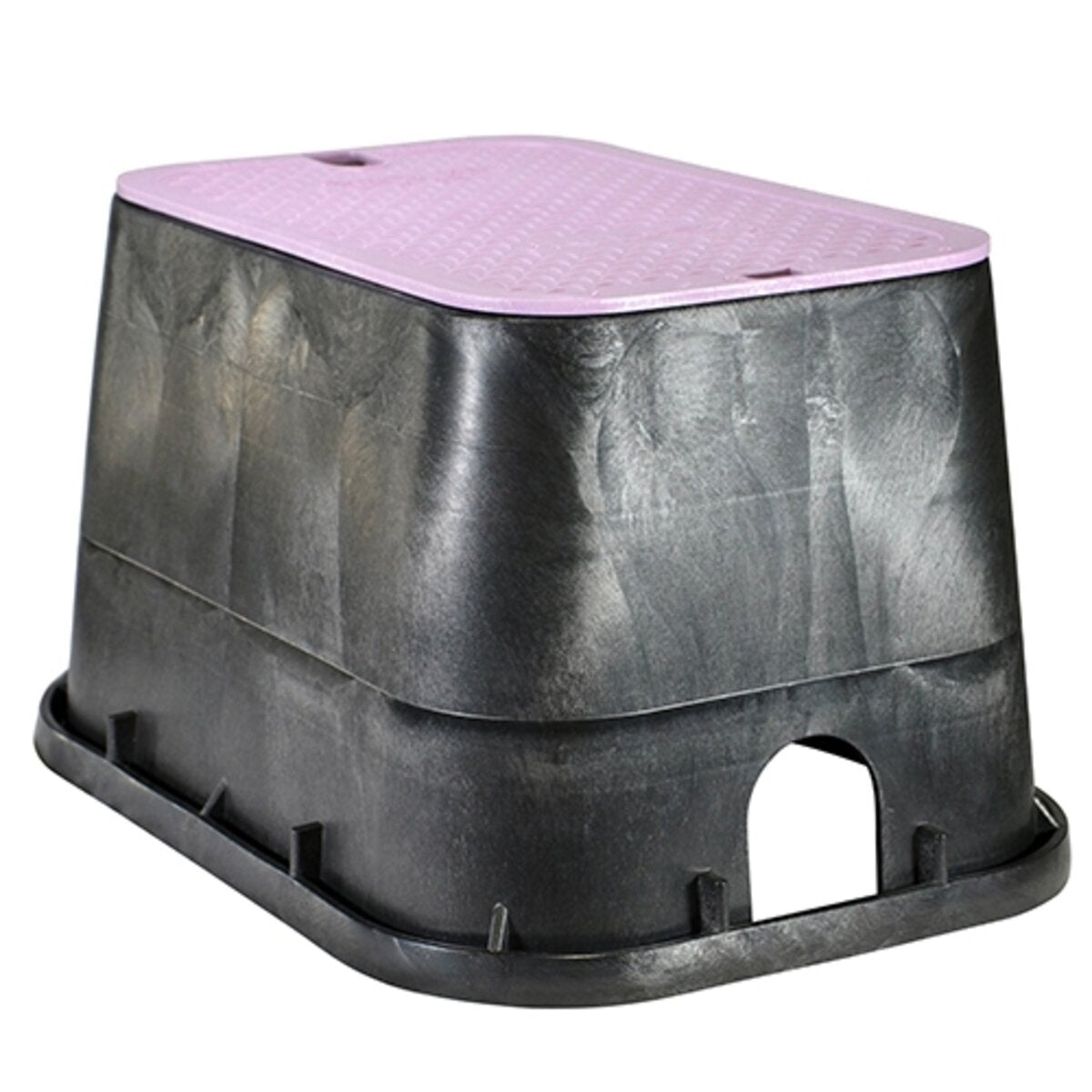 NDS Standard Valve Box Black Box/Purple Lid Retangle 14 in. x 19 in. x 12 in. Overlapping RW