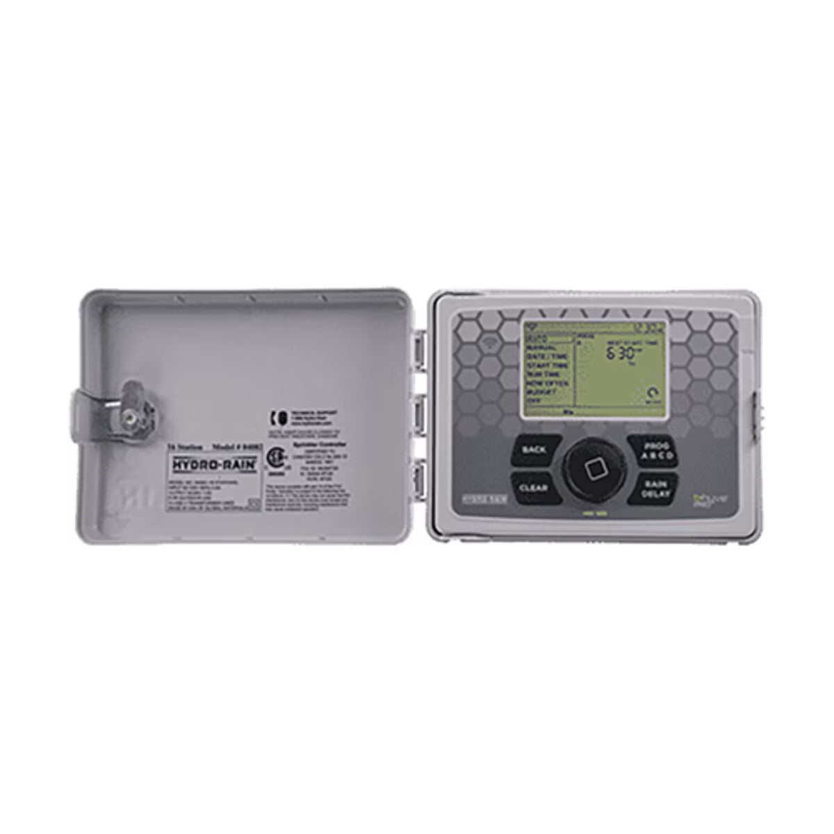Hydro-Rain  HRC400WIFI16  Controller HRC 400 16 Station Indoor/Outdoor 3.75 in. x 11.13 in. x 8.63 in. w/ Wi-Fi