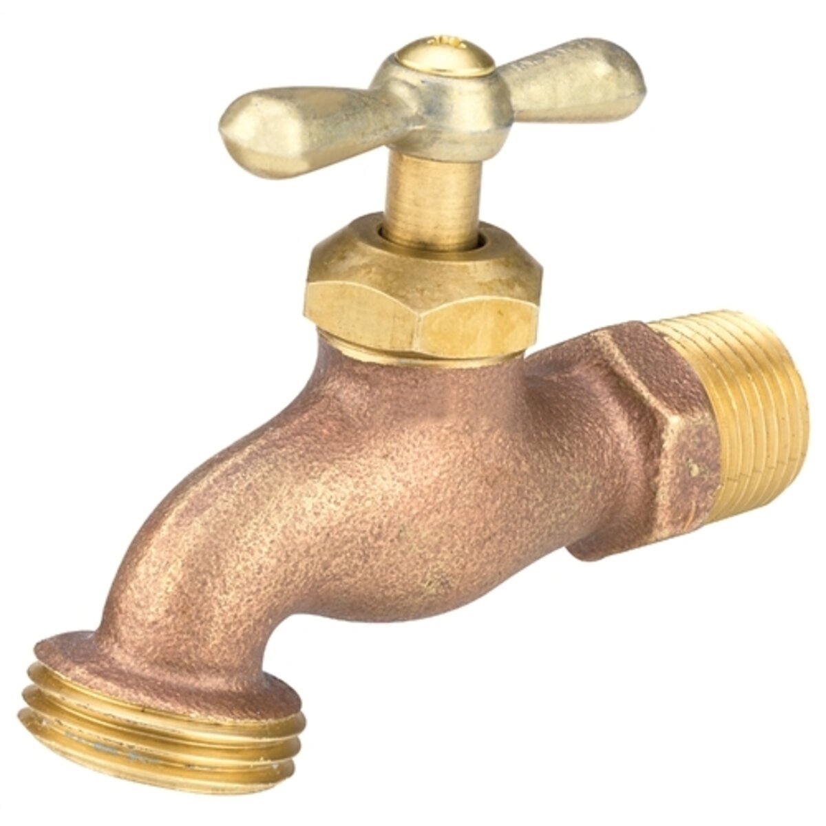 Matco Hose Bibb Cast Brass 3/4 in. MIPT x MHT