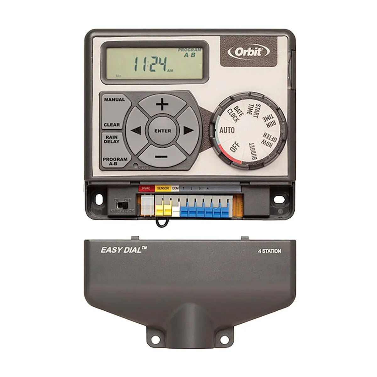 Orbit Irrigation Timer 4 Station Indoor Sprinkler Controller Gray | 28964