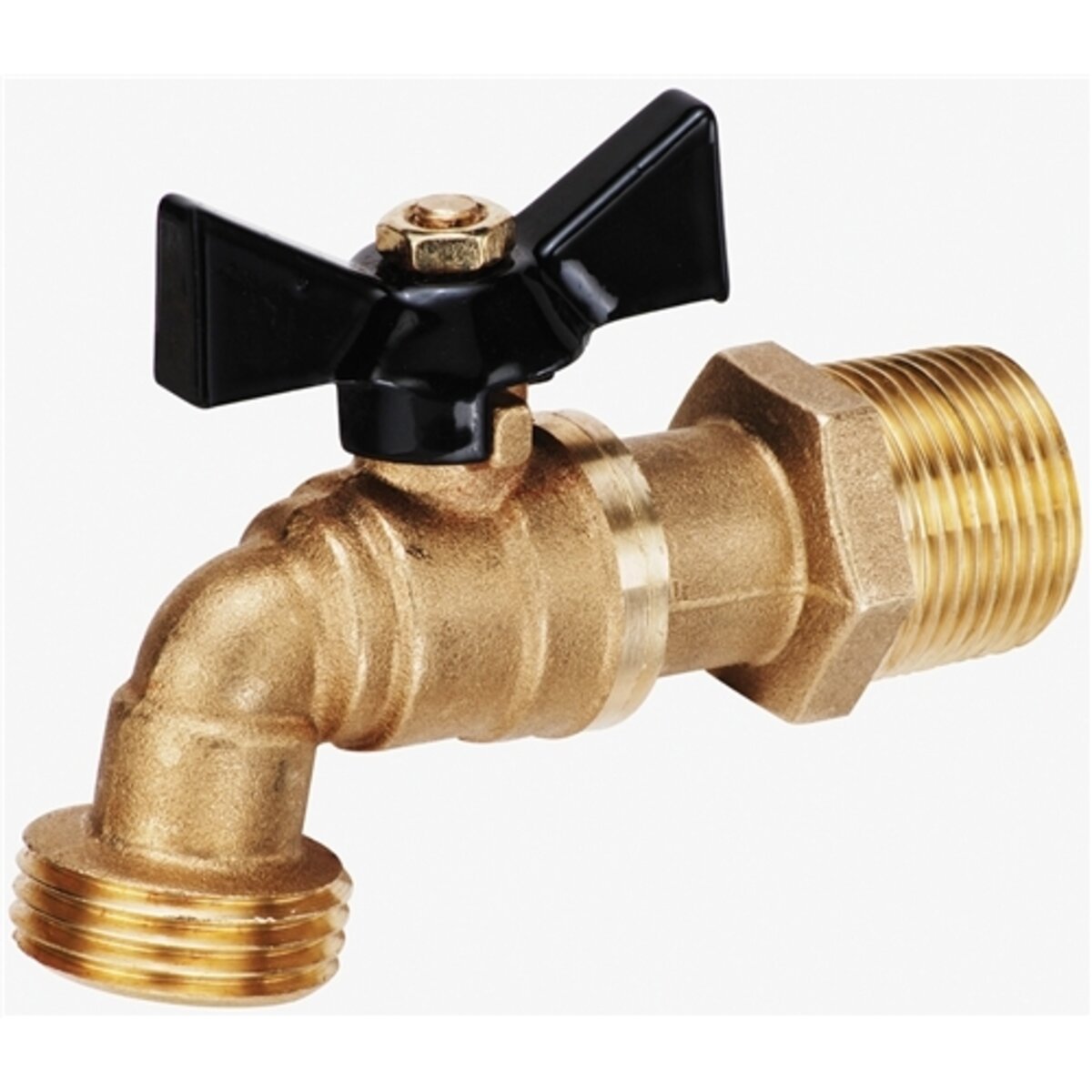 Matco Ball Valve Type Hose Bibb Forged Brass 3/4 in. MIPT x MHT