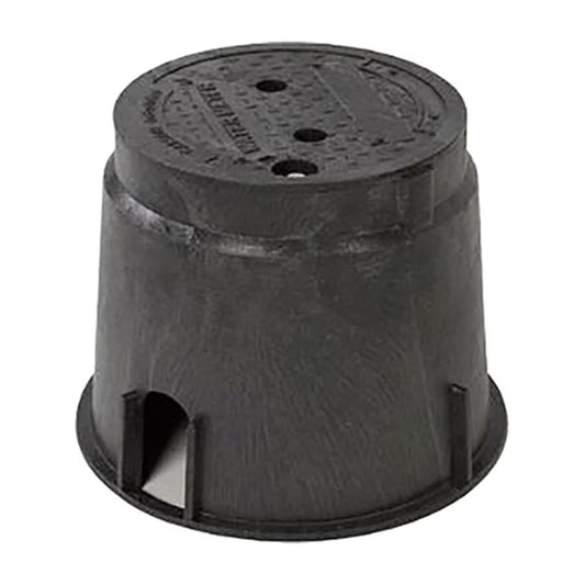Ametek Valve Box 10 in. Round w/ Black Lid