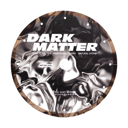 Tile and Stone Technologies 12 in. Wet-Cut Dark Matter Solid Rim Blade