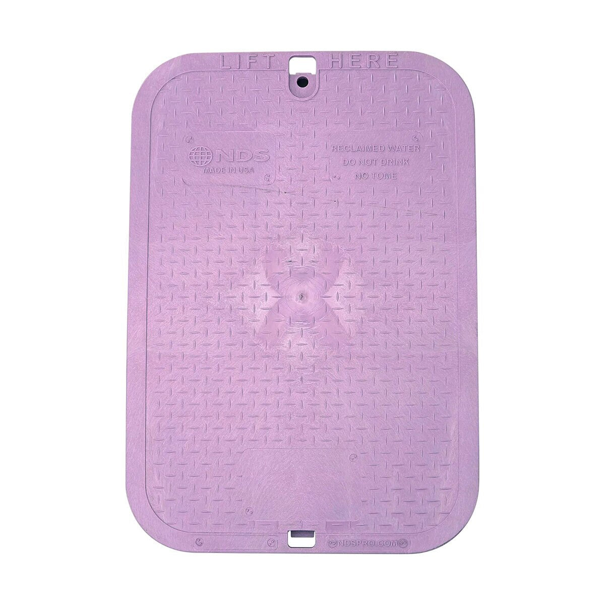 NDS Jumbo Valve Box Standard Purple ICV 13 in. 20 in. 12 in. Rectangle 13 in. x 20 in. x 12 in. Overlapping