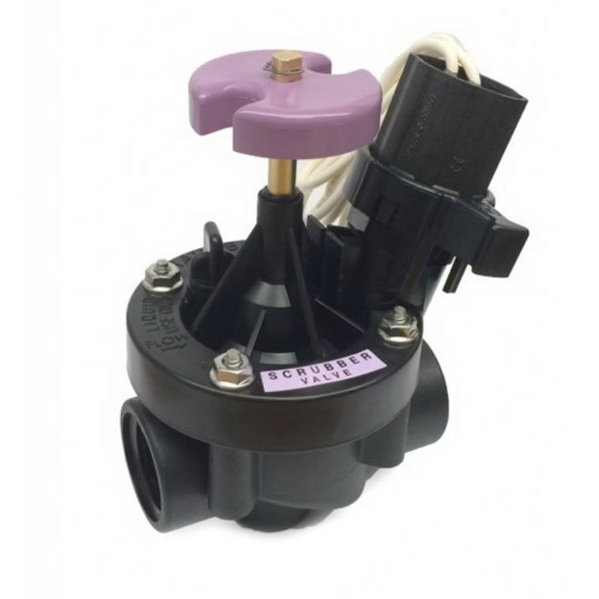 Rain Bird PESBR Reclaimed Industrial Scrubber Valve Plastic 1 in. w/ Flow Control FIPT x FIPT