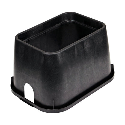 NDS Standard Valve Box Rectangle 14 in. x 19 in. x 12 in. H Black Box/Green Lid Overlapping ICV
