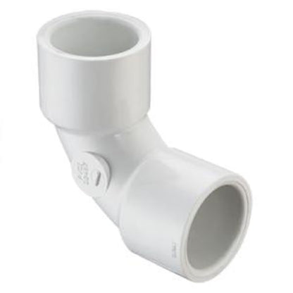 406-020S  Sch 40 PVC 90 Degree Sweep Elbow 2 in. Socket