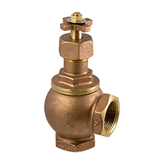 Aqualine AV-125  Angle Valve Less Union Cross Handle 1-1/4 in.