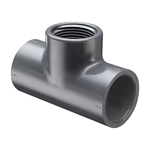 802-030  Spears Standard Tee Sch 80 PVC 3 in. Socket x Fpt