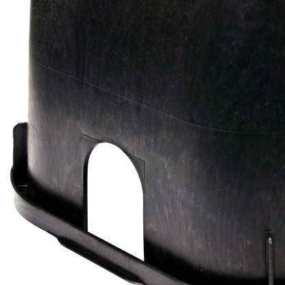 NDS Standard Valve Box Rectangle 14 in. x 19 in. x 12 in. H Black Box/Green Lid Overlapping ICV