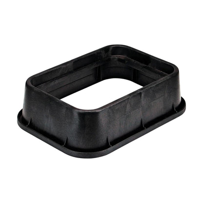 NDS Standard-Series Valve Box Extension Body (only) Jumbo Rectangle 13 in. x 20 in. x 6 in.H Black