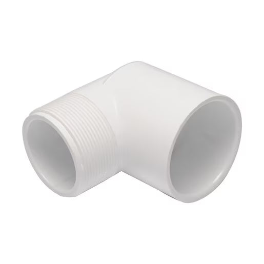 Dura  410-010D Sch 40 PVC 90 Degree Street Elbow 1 in. MIPT x Socket