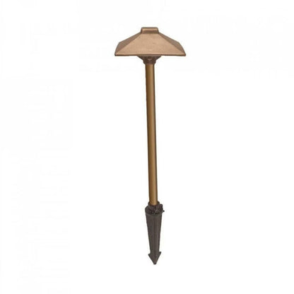 Cast-CCPLBOB- Craftsman Borneo Path/Area Light Copper and Brass All Bronze Finish 4.22W 2790K LED