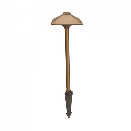 Cast-CCPLBOB- Craftsman Borneo Path/Area Light Copper and Brass All Bronze Finish 4.22W 2790K LED