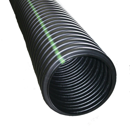 ADS 18 in. Solid Single Wall Corrugated Pipe 20 ft.