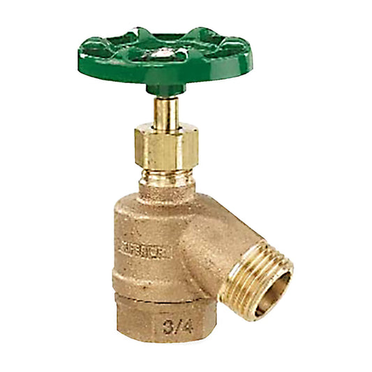 Buckner-Superior Garden Valve Bent Nose Brass 3/4 in. x 1 in. Fnpt
