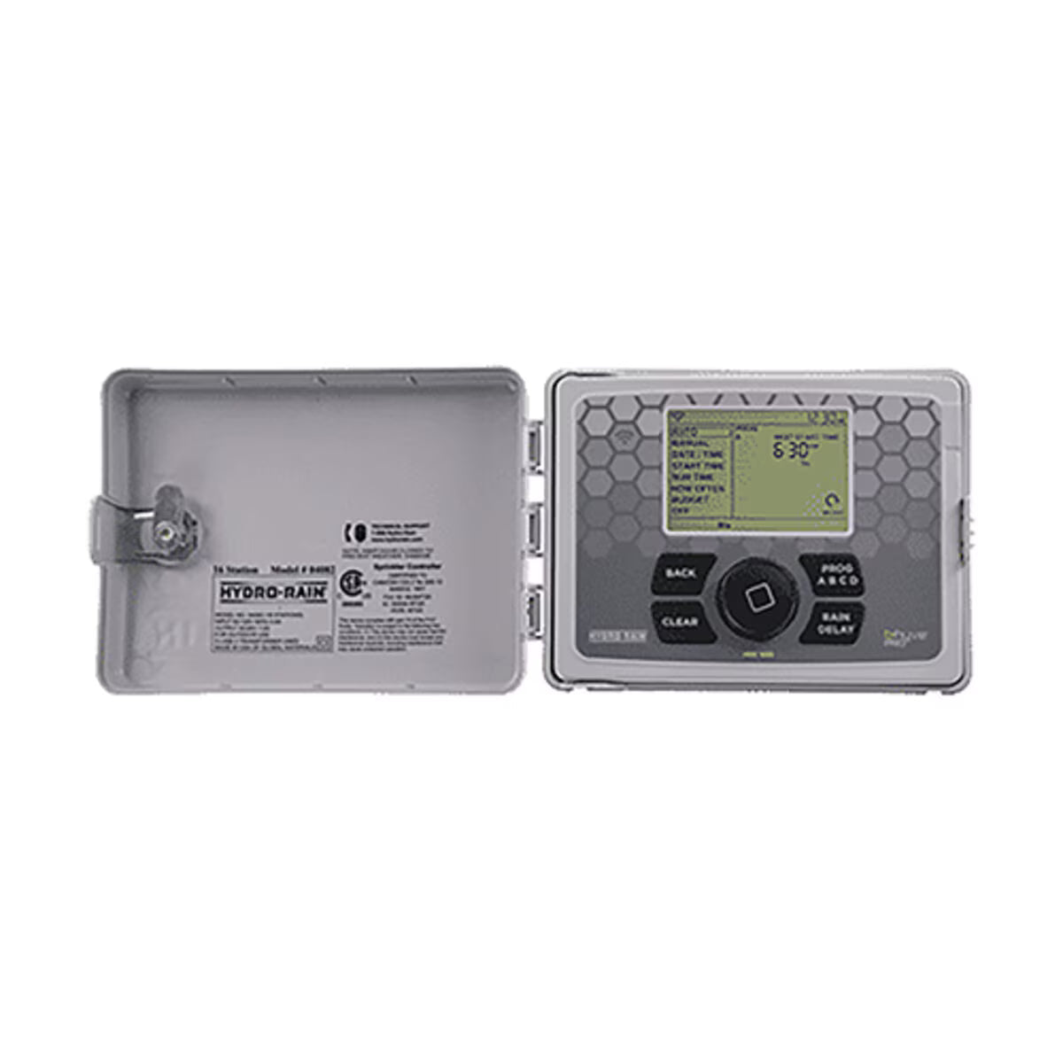 Hydro-Rain  HRC400WIFI8  Controller HRC 400 (04080) 8 Station Indoor/Outdoor 3.75 in. x 11.13 in. x 8.63 in. w/ Wi-Fi