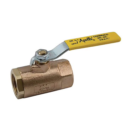 Apollo  70-105-07 Steel T Handle 1 in. Bronze Ball Valve