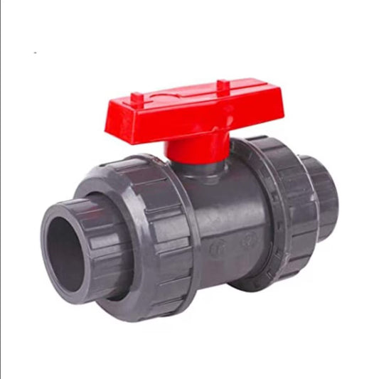 V27050N  LASCO True Union Ball Valve PVC 2-1/2 in. Slip & Thread w/ Teflon Seats & EPDM O-Rings