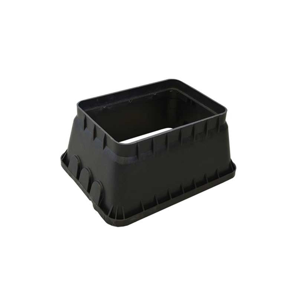 Highline Jumbo Valve Box Body (only) Rectangle 14 in. x 20 in. x 12 in.H Black Closed Mouse Holes