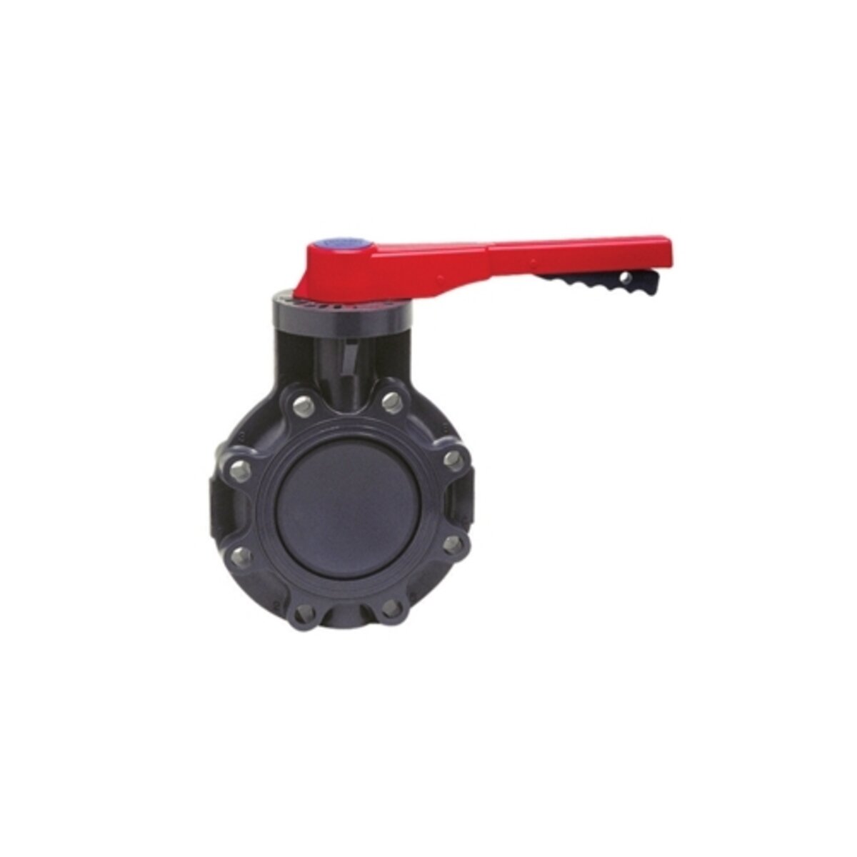 Spears PVC Butterfly Valve 6 in. w/ Lever Handle & EPDM O-Rings