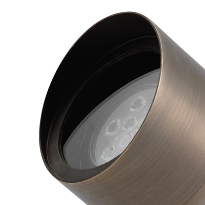 Kichler15487CBR   Up Light Brass Housing PAR36 Centennial Brass No Lamp