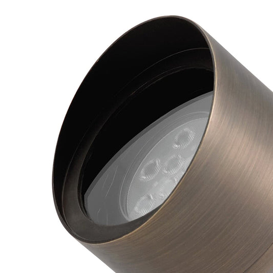 Kichler15487CBR   Up Light Brass Housing PAR36 Centennial Brass No Lamp