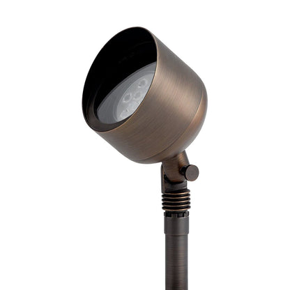 Kichler15487CBR   Up Light Brass Housing PAR36 Centennial Brass No Lamp