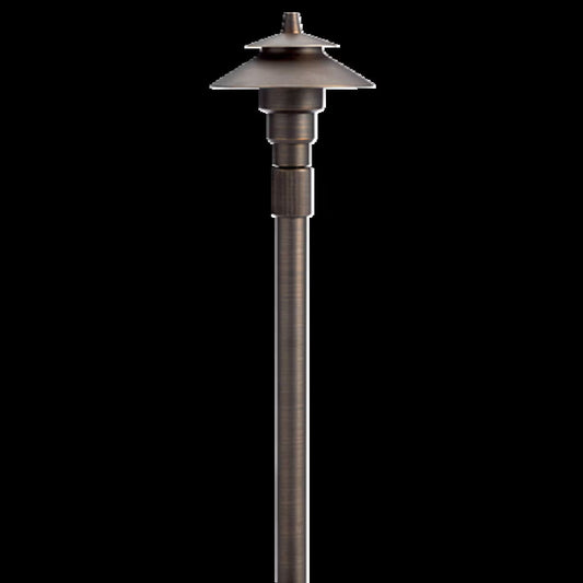 Kichler-15502CBR- 15502 Path Light Brass Housing Centennial Brass Finish