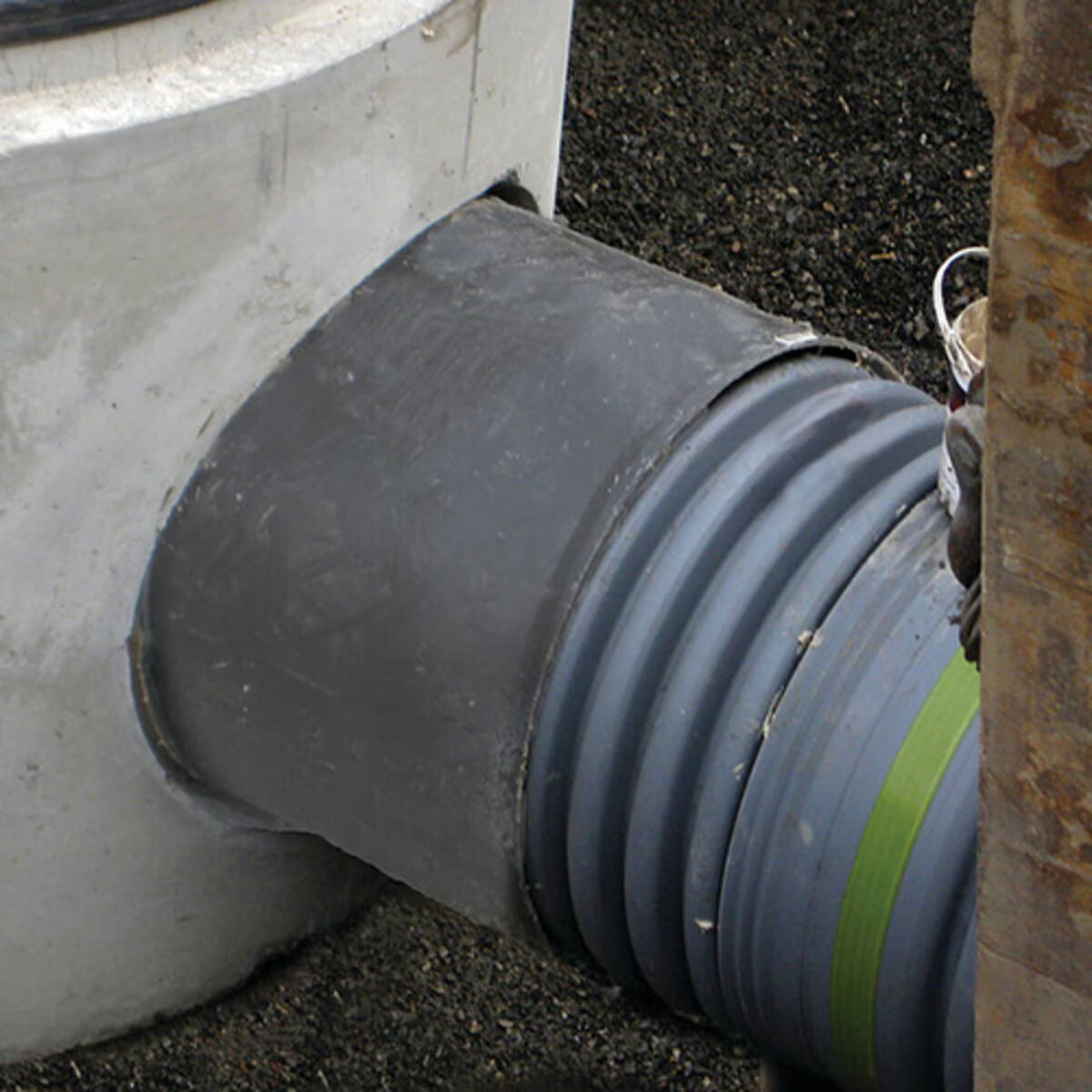 ADS HP Storm Dual Wall Pipe Solid 12 in. x 20 ft.
