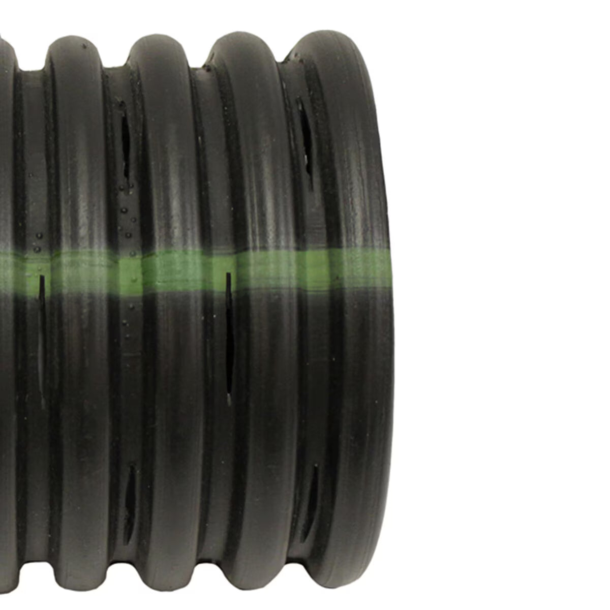 ADS 4 in. x 10 ft. Single Wall Pipe Perforated Spigot End