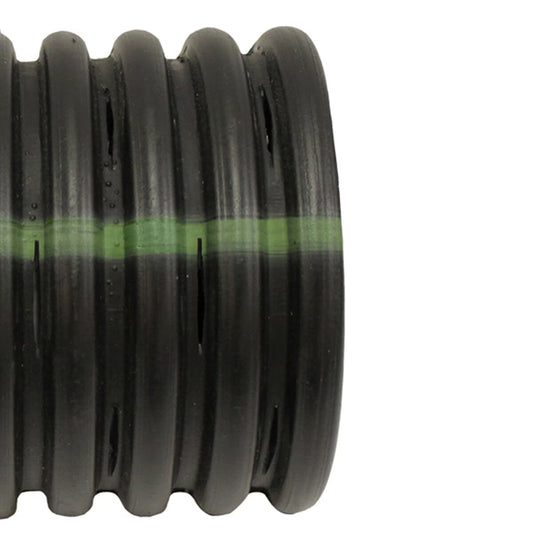 ADS 4 in. x 10 ft. Single Wall Pipe Perforated Spigot End