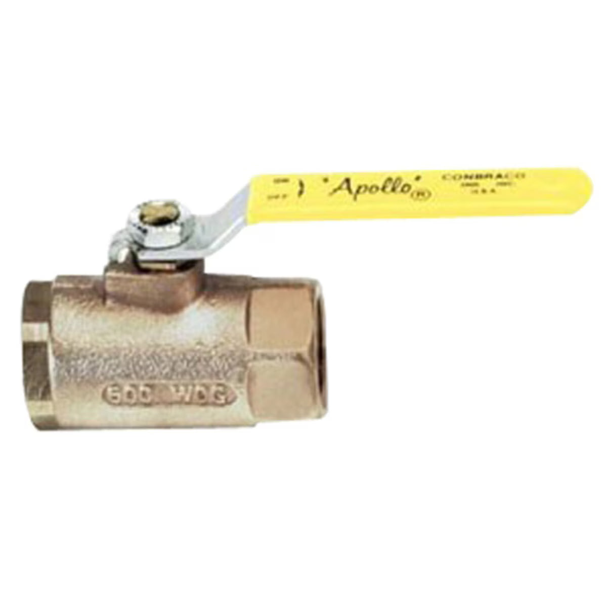 Apollo Standard Port Ball Valve Bronze 2 in. FIPT with SS Latch Lock Lever and Nut