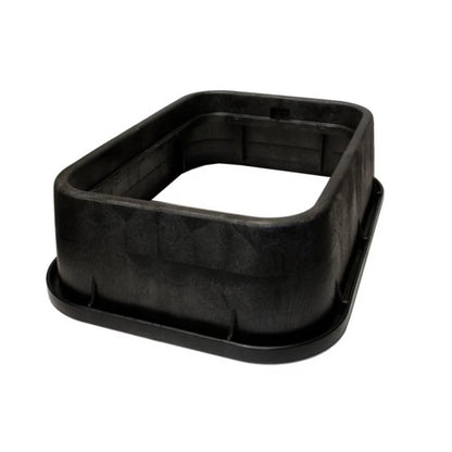 NDS Standard-Series Valve Box Extension Body (only) Jumbo Rectangle 13 in. x 20 in. x 6 in.H Black